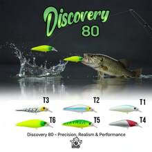 Iscas Artificias Importadas TF Meia Água 8 cm e 10,5 gr Pesca Tucunaré Traíra Dourado - A - Visão 6