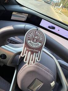 Tableta aromática relajante con aroma a cereza, ambientador natural para automóvil, difusor de fragancia colgante, sin alcohol, resistente a la luz solar, serie de fragancias de lujo, tableta colgante de fragancia para el espejo retrovisor, eliminador de olores, fragancia duradera, unisex, fragancia natural creativa para purificar el aire del automóvil, aroma de hotel de cinco estrellas, aroma de grado de lujo - Tarjetas retro de panda - Ver 6