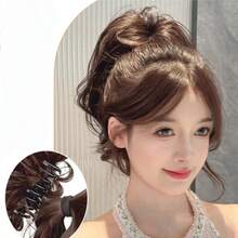Mermaid Curly Ponytail Clip-In Hair Extensions, Fluffy Ponytail Hairpiece, Suitable For All Seasons - Multicolor - View 5