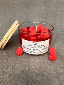 Strawberry Candle, Scented Candle, Aromatic Candle, Home Decor, Home And Decor Scents - A - 查看 3