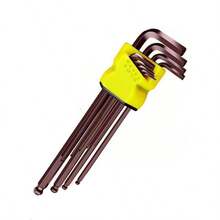 6件套六角扳手套装，包括一字六角螺丝刀工具 - 內六角 - 查看 3