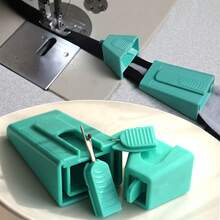 两套布管制作器和斜纹滚边器缝纫工具 - 升级版卷布条制作器，适用于 2.24-2.83 英寸宽的布条，包含拆线器和穿线器配件，节省折叠和固定布料及铺棉的时间，多用途缝纫用品，适用于缝纫、DIY 手工艺品、家庭缝纫项目 - 适合作为情人节礼物或送给缝纫爱好者的礼物 - 2套 - 查看 7