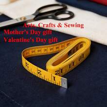 3 piezas Cinta métrica suave de doble cara, cinta de medición corporal para costura y corte con escala en centímetros (120 pulgadas) - 3 artículos - Ver 4