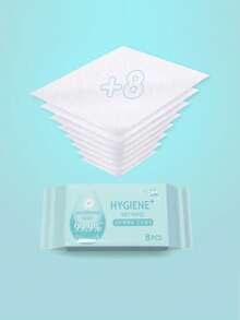 Portable Travel Mini Pack Cleansing Wet Wipes, Student Antibacterial Care Sanitary Cleaning Wet Wipes - Multicolor - View 5