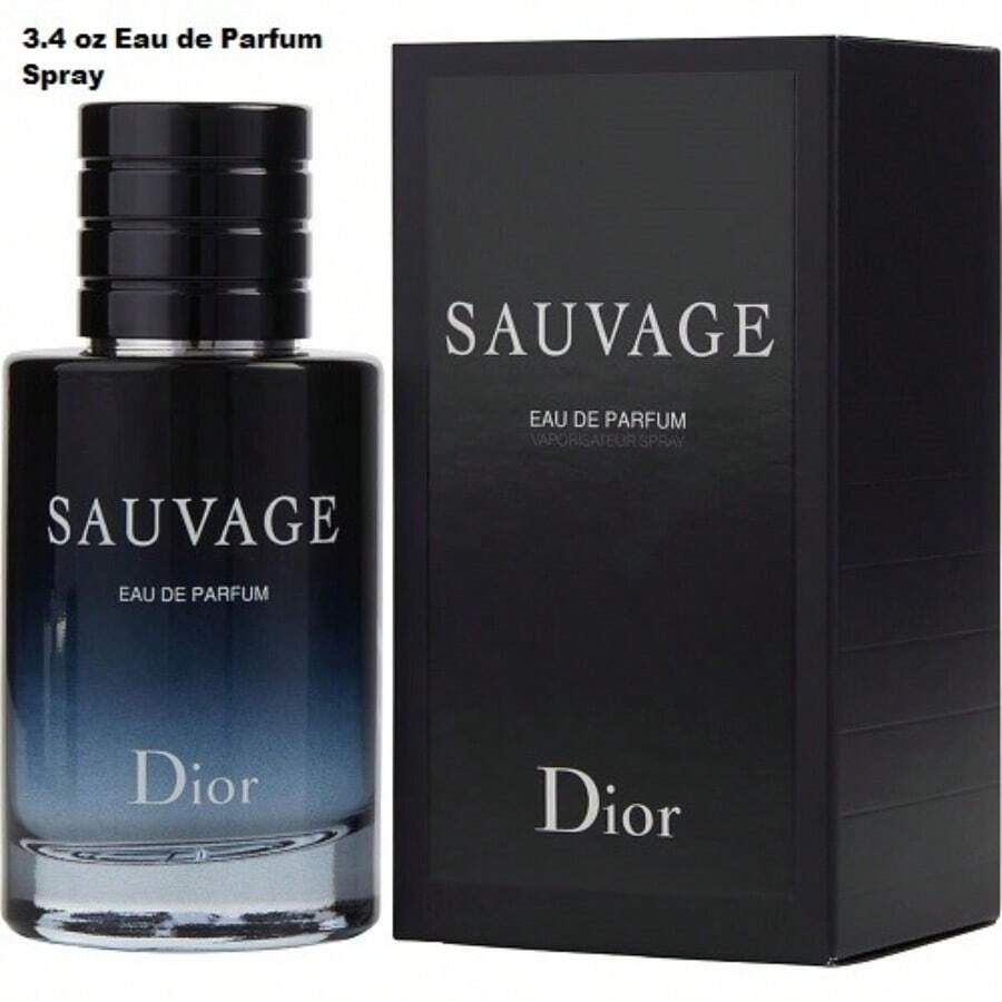 Dior Sauvage Eau De Parfum Spray 3.4 Oz Regular Size Men's Fragrance - Hương thơm nồng nàn - Xem 1