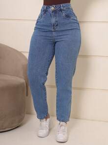 Women Pants - Blue - View 2