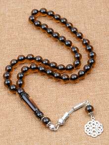 45颗10毫米亚克力穆斯林祈祷念珠手链，赞念珠配件 - 彩色 - 查看 7