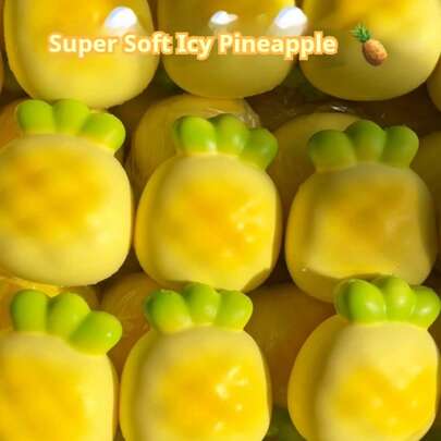 新款超柔软菠萝慢回弹挤压玩具，缓解压力，舒缓情绪，节日、生日礼物，完美之选