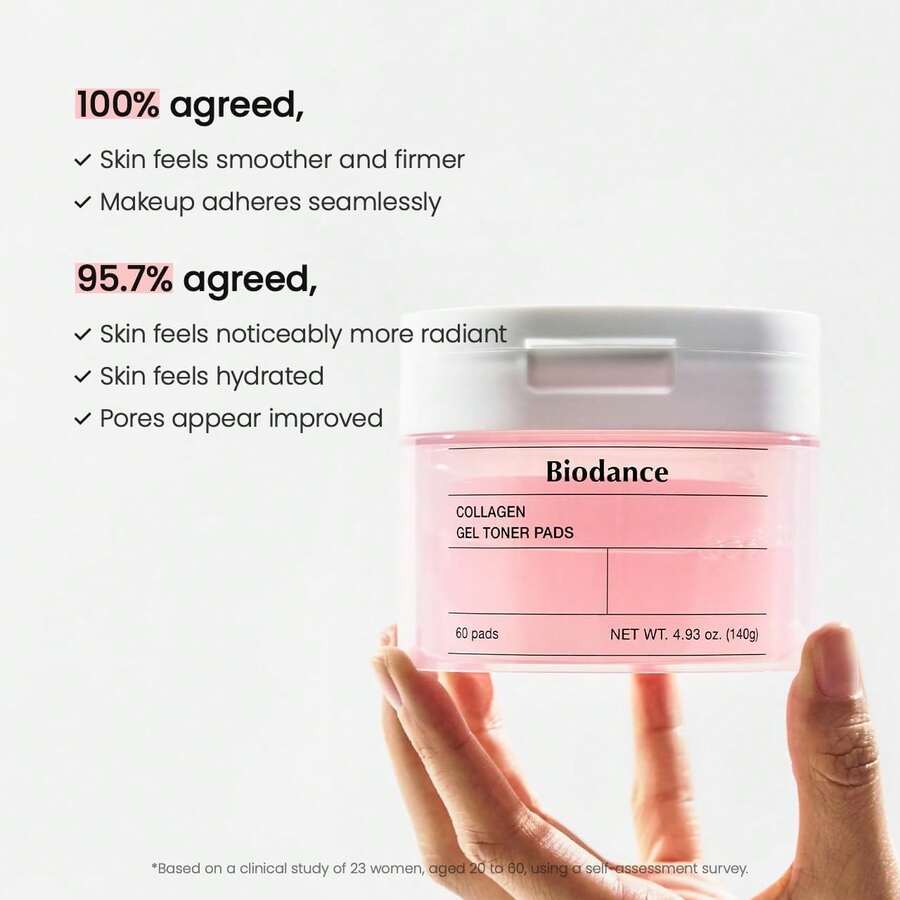 Biodance بيودانس - وسادات تونر جل الكولاجين - 60 وسادة - العناية بتقشير الوجه - حمض الساليسيليك - مشاهدة 1