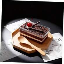 30个/10个装透明提拉米苏盒，透明分层提拉米苏容器，提拉米苏包装盒，慕斯蛋糕包装盒，烘焙甜点盒，适用于生日、婚礼、节日和派对，可重复使用 - 彩色 - 查看 8