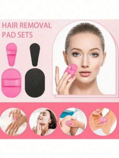 8/12pcs Facial Hair Removal Kit. Depilation Blades. Depilation Device. Depilation Tools. Adjustable Size. Manual Depilation Device. One-Time Removal Of All Hair.