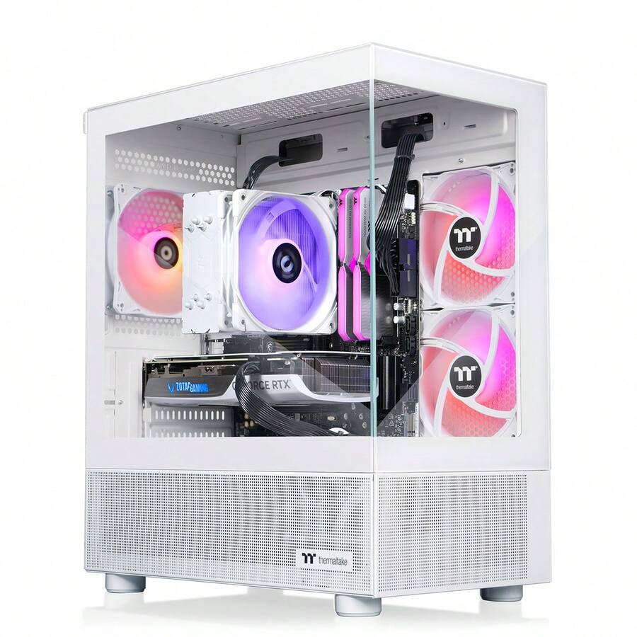 Thermaltake Gaming Desktop PC NE I1470S-V170S Intel Core I7-14700F 32GB DDR5 1TB SSD GeForce RTX 5070 - US B Type Plug(110-127V) - View 1