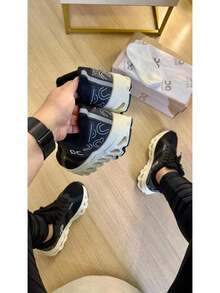 Cloud Running Shoes - Women's Full Size 34 To 39 - 黑色 - 查看 3