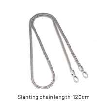 1pc Fox Tail Chain Shoulder Strap, Metal Chain Connector, Snake Bone Chain, Diagonal Cross Chain, Handbag Fashion Accessory, Women Bag Pendant, Flat Bag Chain, Metal Bag Strap, Thick Chain Shoulder Strap Replacement, One Shoulder Underarm Bag Chain - Multicolor - View 11