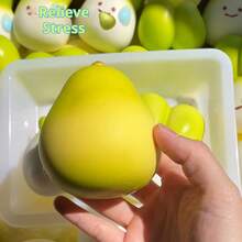 新款超柔软菠萝慢回弹挤压玩具，缓解压力，舒缓情绪，节日、生日礼物，完美之选 - 彩色 - 查看 7