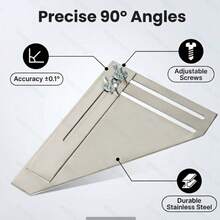 用于展示窗户规格的可调节角度工具。泥瓦匠展示了可调节框架角度 - Slivery - 查看 2