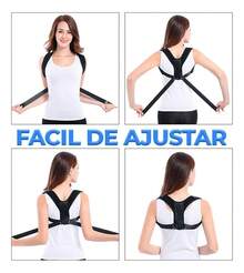 FAJA CORRECTOR DE ESPALDA - Ligero Y Delgado, Con Espuma Transpirable - IDEAL PARA CORRER, PARA DOLOR DE ESPALDA Y TRABAJOS DE OFICINA - Ver 4