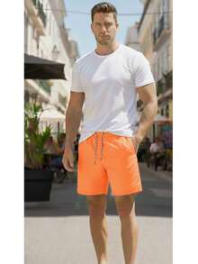 Men Shorts - trái cam - Xem 2