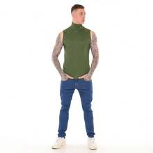 Men Shirts - 軍綠色 - 查看 3