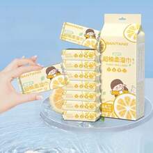 迷你湿巾旅行装，温和一次性手口清洁湿巾，便携迷你装 - 多色 - 查看 3