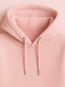 Brooklyn Printed Children's Kangaroo Sweatshirt With Hood Cotton Comfortable Child Various Colors And Sizes - 淺粉色 - 查看 3
