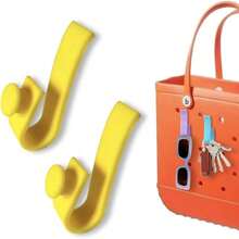 Hooks Bogg Bags, Cup Holder Key Holder Holder Compatible With Tote Bag And Yellow - Yellow - View 2