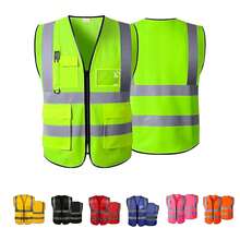 Vmingo Industrial Vest Reflective Firefighter 1 Piece - Green - View 9