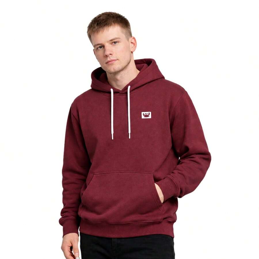Men Sweatshirts - Burgundy - View 1