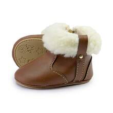 Baby Girl's Feather Booties For Newborns - 5 Colors - Lạc đà - Xem 3