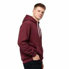 Men Sweatshirts - Burgundy - View 2