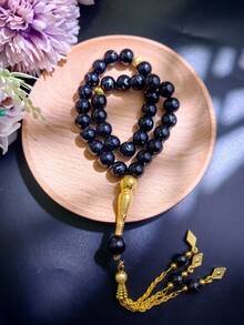 1串33颗10毫米念珠，优质树脂材质，防掉落，男士适用 - 彩色 - 查看 3