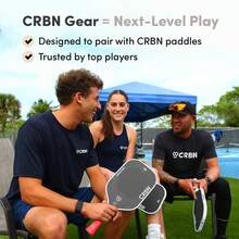 CRBN Pickleball - Drytec™ Overgrips - Pickleball Paddle Grip Tape - Absorbs Shock & Moisture - 4 Pack - Red - 4 Pack - View 4