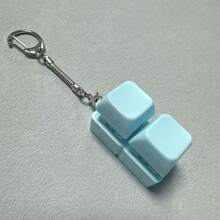 2-Key Keyboard Pendant, Mechanical Keyboard Switch Stress Relief Toy, Also Can Be Used As Backpack Keychain Pendant, Stress Relief Keyboard Toy Pendant, Holiday/Birthday Gift - Multicolor - View 9