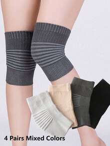 2pcs - Unisex Knee Pads, Joint Stabilizing Warm Knee Sleeves, Hand Washable Polyamide (Nylon), Lightweight Warmth And Knee Movement Support - Multicolor - View 16