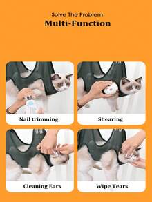 1个宠物美容吊床，耐用猫狗美容吊床，宠物护理吊床，适合中小型犬，猫狗指甲修剪吊床，宠物美容保健工具 - 墨綠色 - 查看 7