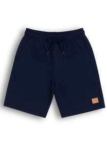 Set Of 3 Boys' Cotton Fleece Shorts With 2 Large Pockets - marino/marino/marino - Ver 6