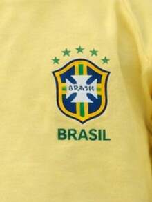 2026 Brazil Cup Jersey For Boys (Children) - Yellow - View 3
