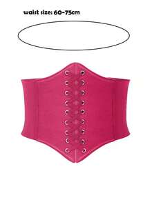 1 pieza Cinturón de cintura elástica, Cinturón moldeador de cintura para vestidos, trajes, chaquetas, accesorio versátil - A - Ver 17