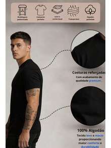 Camiseta Masculina Tropical Floral Vintage Camisa 100% Algodão California Beach Surf Manga Curta Casual com Gola Careca PROMOÇÃO - Bege - Visão 5