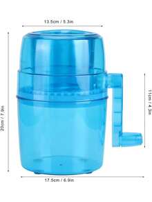 Trituradora De Hielo, Mini Manivela Doméstica Trituradora De Hielo Manual Máquina De Afeitar De Hielo Fabricante Utensilios De Cocina - Blanco - Ver 2