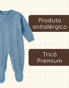 Premium Knitted Baby Boy - Blue - View 4