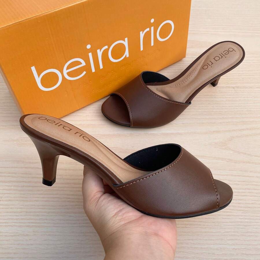 Women's Beira Rio Casual Clog - Óxido marrón - Ver 1