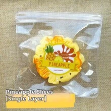 1 pieza Juguete Apretable en Forma de Rebanada de Piña - Juguete Antiestrés - Juguete para Apretar - Juguete Suave - Juguete Apretable - Juguete Fidget - Juguete de Costura - Juguete de Viaje - Juguete Fidget para el Aula - Mini Juguete de Baño - Pelota Antiestrés de Papelería Navideña, Regalo para Niños, Niñas, Día de San Valentín, Año Nuevo, Cumpleaños, Navidad, Halloween, Regalo Perfecto - Multicolor - Ver 9