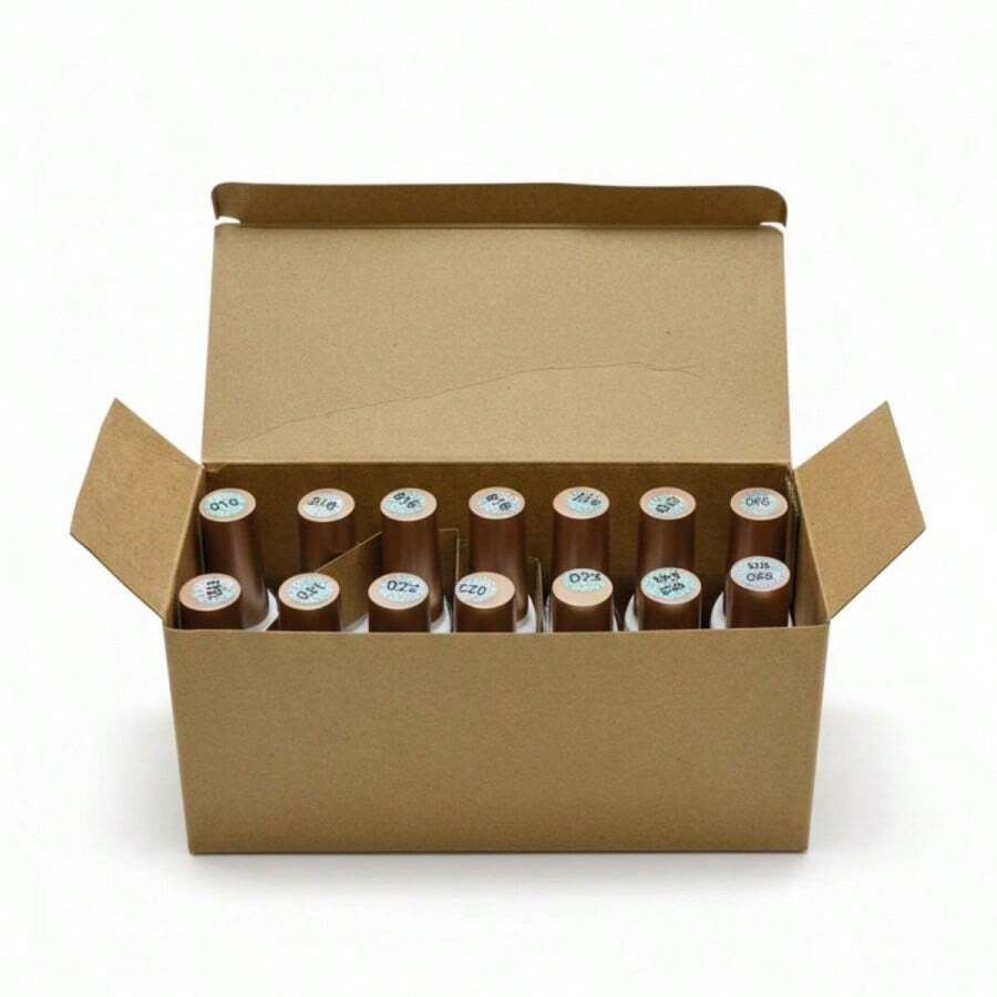 Kit de Esmaltes de Uñas en Caja - Colección de Colores Vibrantes, Larga Duración y Acabado Profesional para Manicura en - Púrpura polvoriento - Ver 1