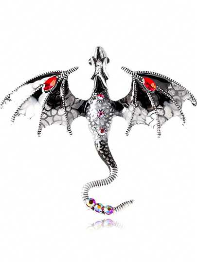 Broche de Luxo Animais Dragão Pin Boton