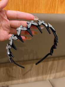 1pc Non-Slip Butterfly Hair Clip Headband, Suitable For Daily Use - Multicolor - View 4