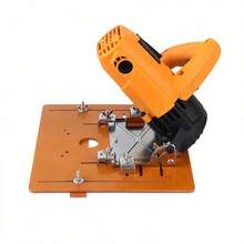 4-Inch Saw Cutting Machine Base Plate, Woodworking Base Plate, Cutting Board Tool, Auxiliary Positioning Base Plate, Inverted - 28*25CM Bevelled Bottom Plate - View 5