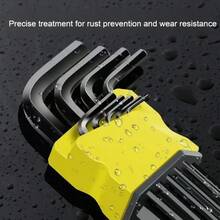 6件套六角扳手套装，包括一字六角螺丝刀工具 - 內六角 - 查看 1