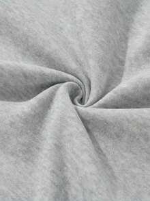 Comfortable Basic Plain Fleece Set For Gym And Everyday Wear - Art Streetwear, Urban Culture, Street Fashion, Street, Graffiti, Skater, Unisex, Men's And Women's, Sweatshirt, 50% Cotton 50% Polyester, Premium Streetwear Top, New Release, Immediate Shipping, Various Colors!! - 灰色 - 查看 4