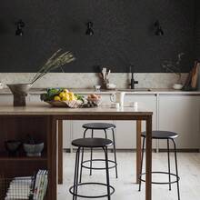 Matte Black Self-Adhesive Vinyl Wrap For Furniture, Satin Furniture Self-Adhesive Paper, Waterproof Vinyl Wrap For Kitchen Countertops, Cabinets, Tables, Bathroom Decor - 1PC - View 4